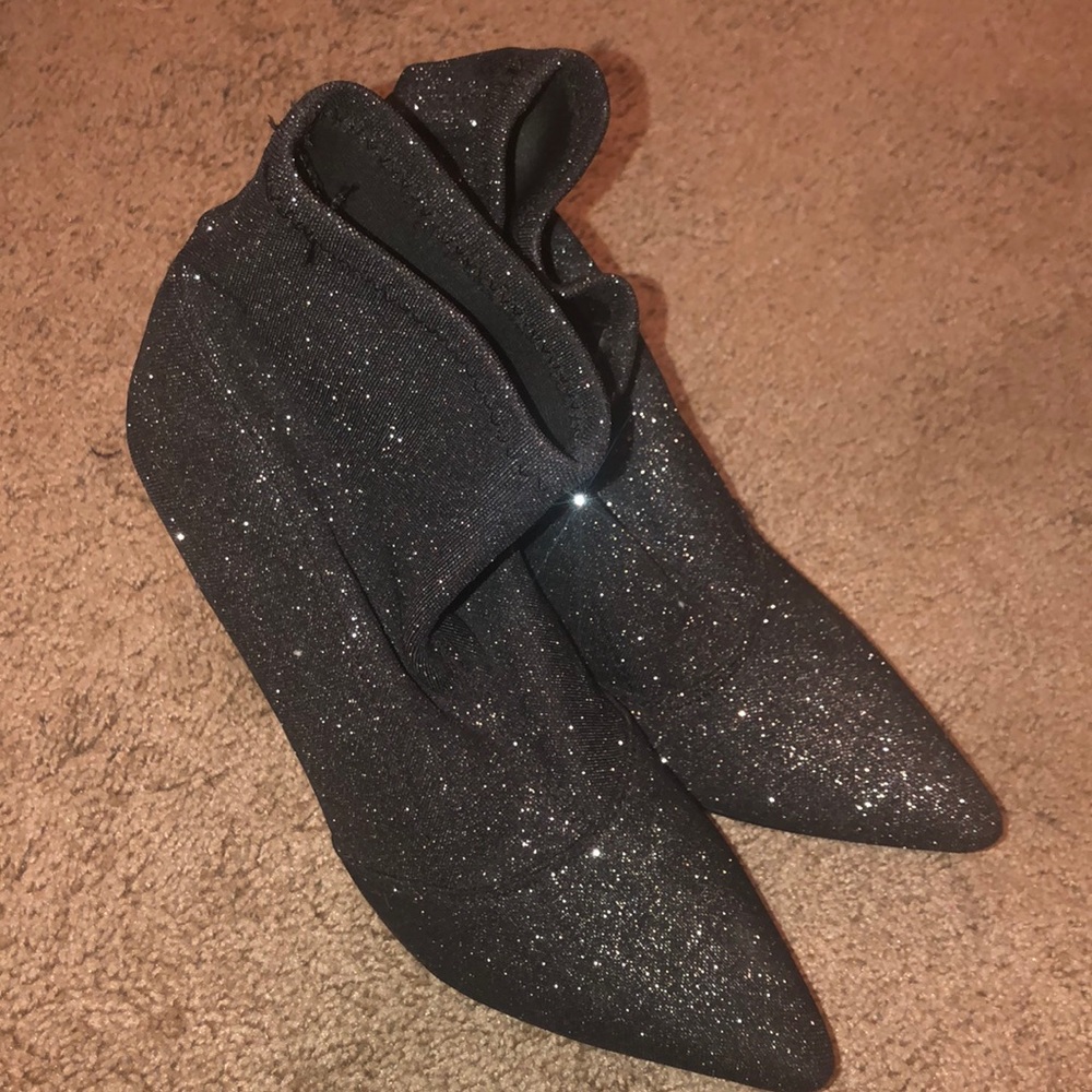 Never worn sparkly heels!